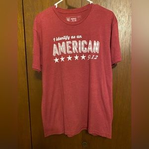 Red patriotic t-shirt